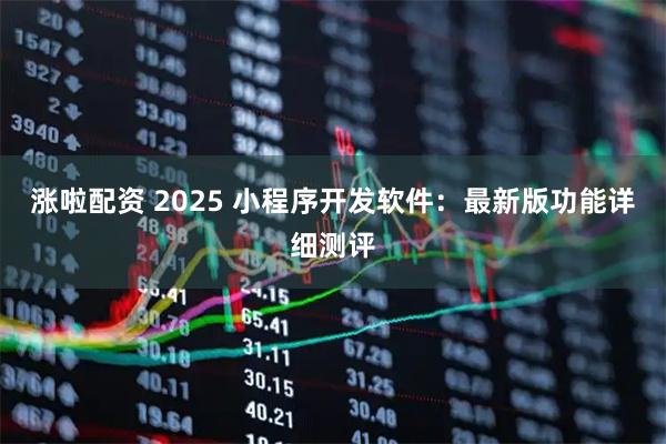 涨啦配资 2025 小程序开发软件：最新版功能详细测评