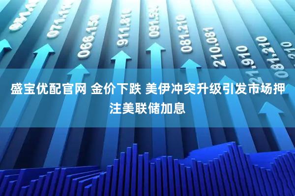 盛宝优配官网 金价下跌 美伊冲突升级引发市场押注美联储加息